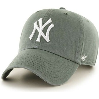 Casquette courbée verte foncé New York Yankees MLB Clean Up 47 Brand
