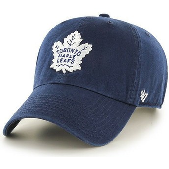 Casquette courbée bleue marine Toronto Maple Leafs NHL Clean Up 47 Brand