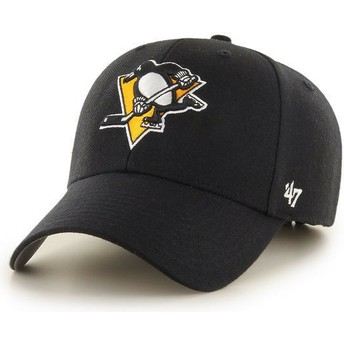 Casquette courbée noire Pittsburgh Penguins NHL MVP 47 Brand