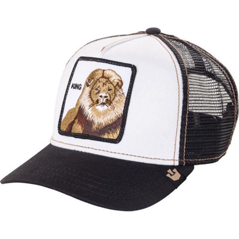 Cappellino trucker nero Re Leone di Goorin Bros.: Caphunters.ch