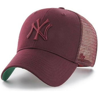 47 Brand Braunes Logo New York Yankees MLB MVP Branson Trucker Cap braun