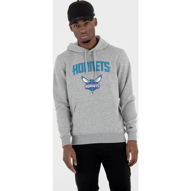 Felpa con cappuccio grigia Pullover Hoody di Charlotte Hornets NBA di New  Era: Caphunters.ch
