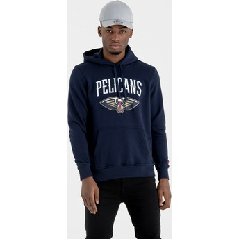 New Era New Orleans Pelicans NBA Pullover Hoodie Kapuzenpullover Sweatshirt marineblau