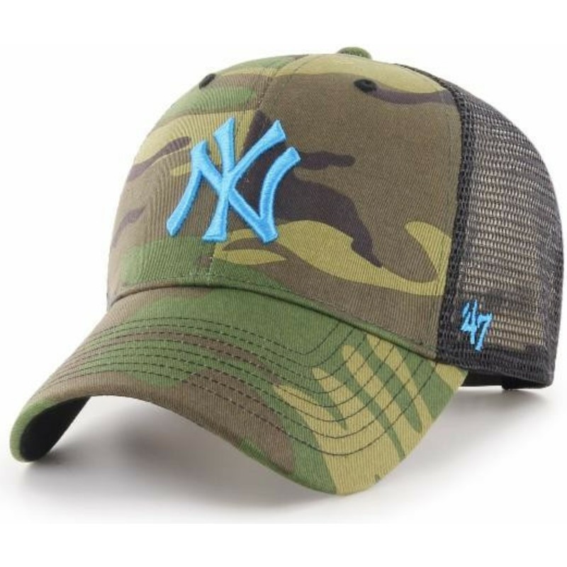 casquette-trucker-camouflage-avec-logo-bleu-new-york-yankees-mlb-mvp-branson-47-brand