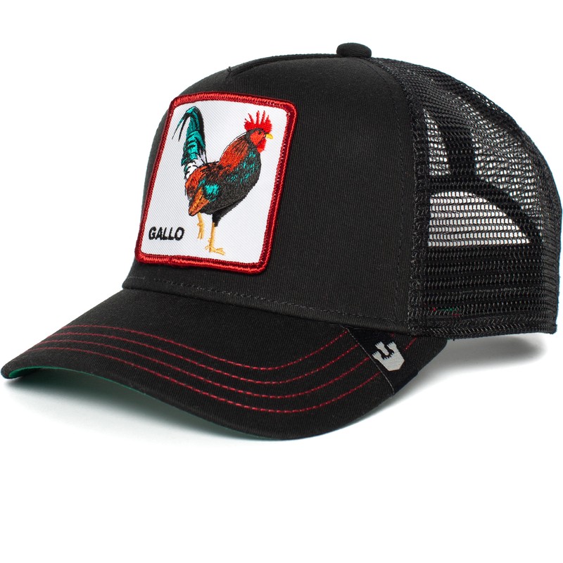 Goorin Bros. Rooster Grande Gallo Black Trucker Hat: Caphunters.ch