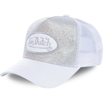 Von Dutch FLAK WHI White Trucker Hat