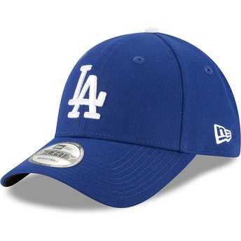 New Era Curved Brim 9FORTY The League Los Angeles Dodgers MLB Adjustable Cap blau