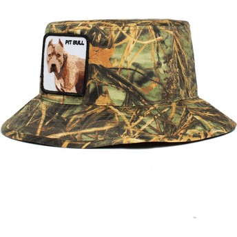 Goorin Bros. Dog Pitbull Misunderstood The Farm Camouflage Bucket Hat