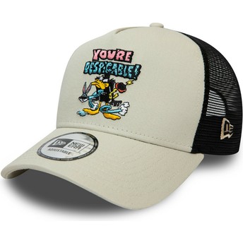 Casquette trucker grise Character A Frame Daffy Duck Looney Tunes New Era