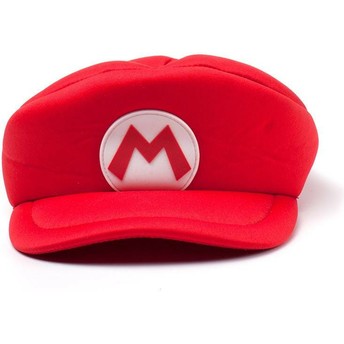 Casquette courbée rouge ajustée Mario Shaped Super Mario Bros. Difuzed
