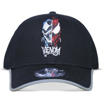 Difuzed Curved Brim Venom Marvel Comics Black Snapback Cap