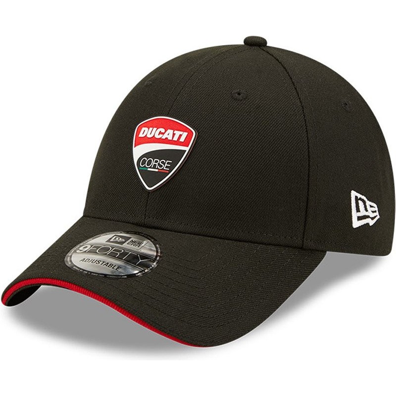 New Era Curved Brim 9FORTY REPREVE Corse Ducati Motor MotoGP Black  Adjustable Cap: Caphunters.ch