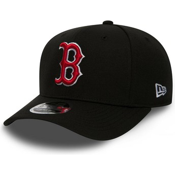 Casquette courbée noire snapback 9FIFTY Stretch Snap Boston Red Sox MLB New Era