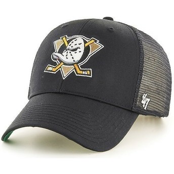 47 Brand Großes Vorderes Logo NHL Anaheim Ducks Trucker Cap schwarz