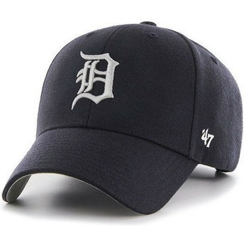 47 Brand Curved Brim MLB Detroit Tigers Smooth Cap marineblau