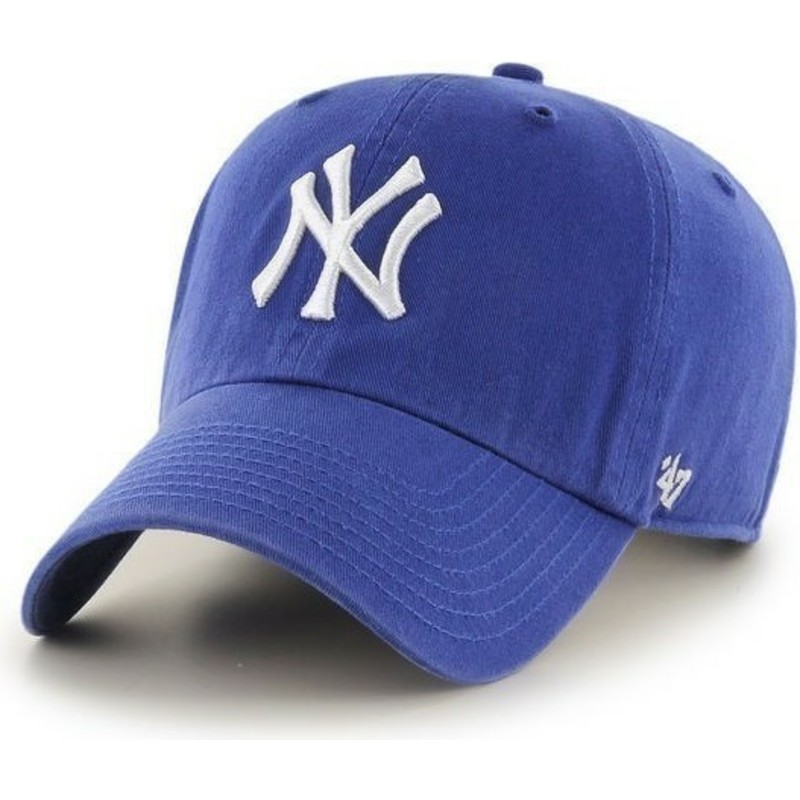 47-brand-curved-brim-grosses-vorderes-logo-mlb-new-york-yankees-cap-blau