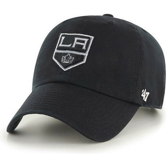 47 Brand Curved Brim Los Angeles Kings NHL Clean Up Cap schwarz